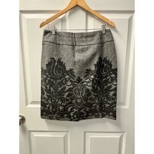 Ladies Rafaella Black Skirt With Detail Size 12